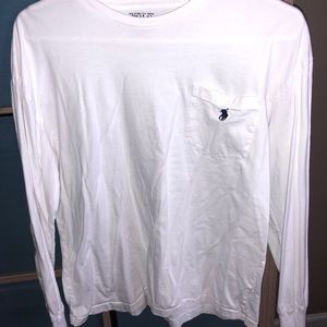 POLO WHITE LONG SLEEVE!!